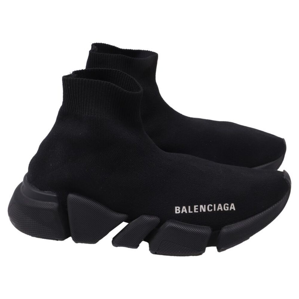 Balenciaga Speed 2.0 Trainer Shoes in Black Polyester